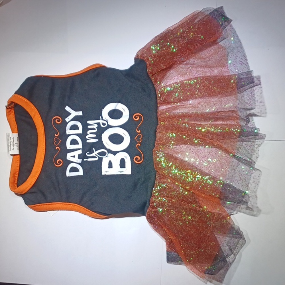 Dog Dress Host Pick "Daddy is My Boo" NWT